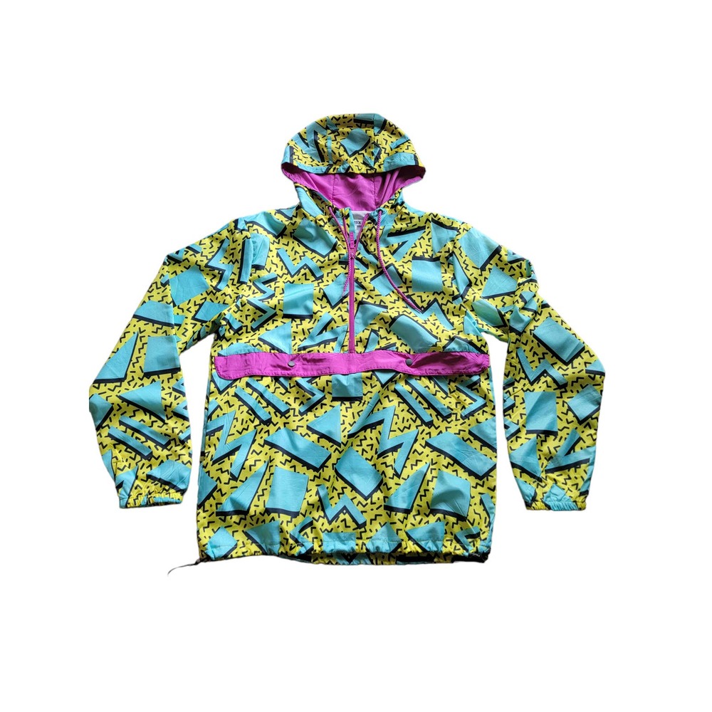 Vintage Ragstock Geometrical Pullover Windbreaker